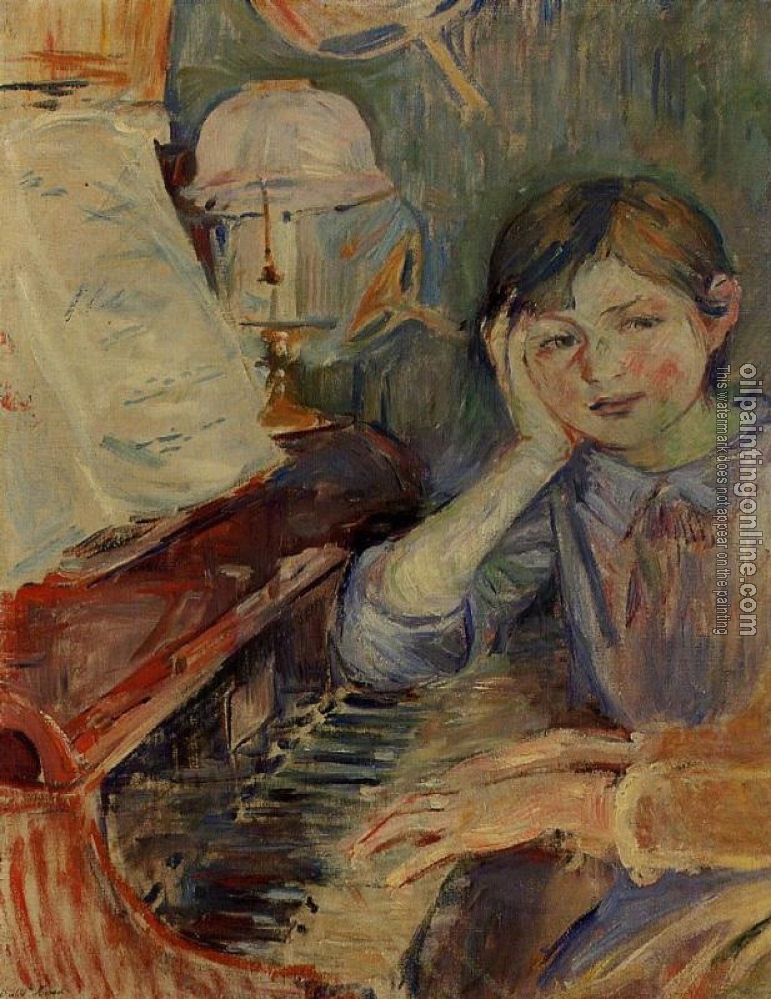Morisot, Berthe - Julie Listening